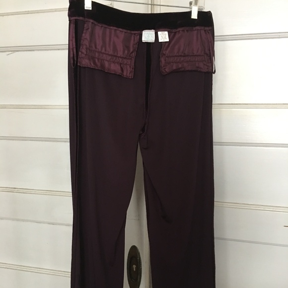 LOULOU DE LA FALAISE PURPLE VELVET PANTS SZ4 - Picture 4 of 7